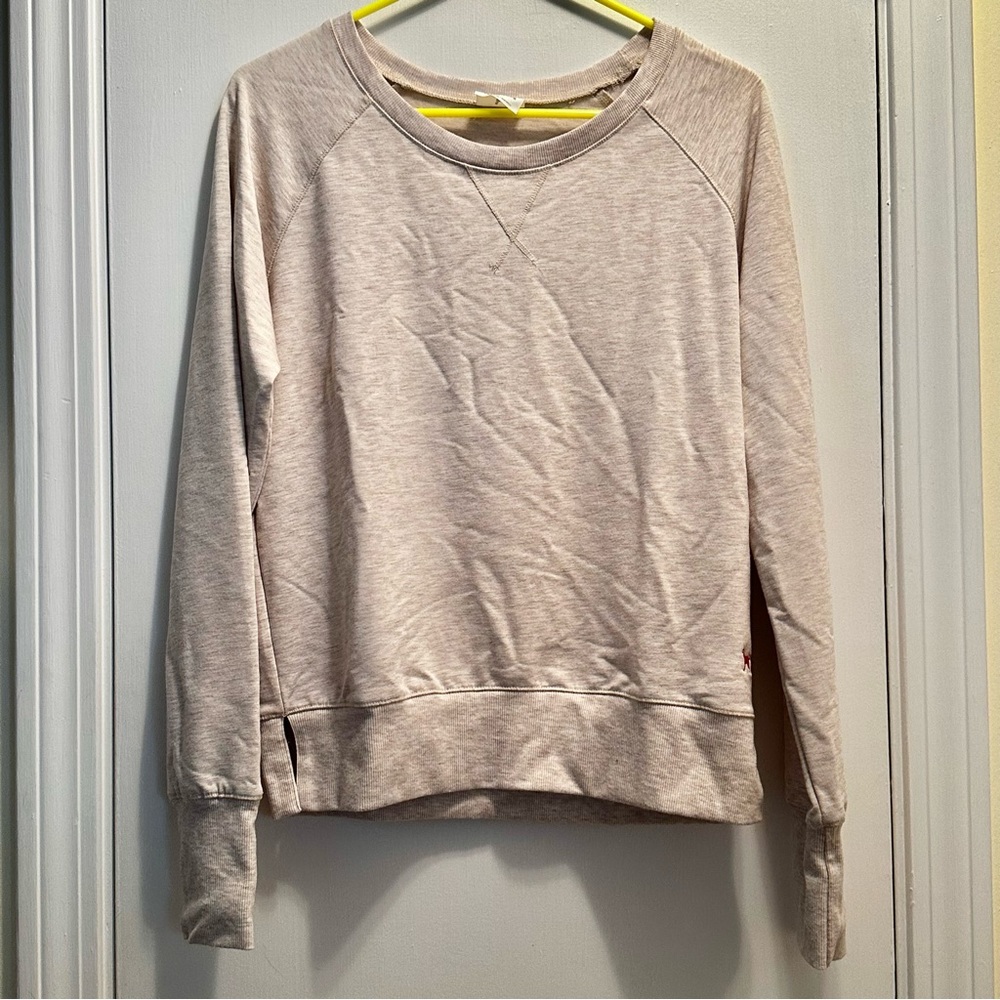 Black Dog Oatmeal long sleeve crew top - S